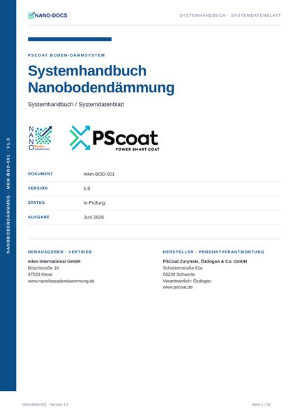 Vorschau: Systemhandbuch Nanobodendämmung