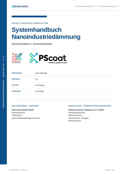 Vorschau: Systemhandbuch Nanoindustriedämmung
